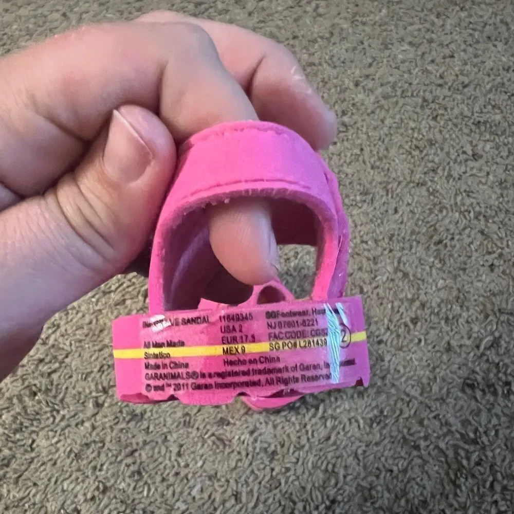 Garanimals Pink Baby Sandals
